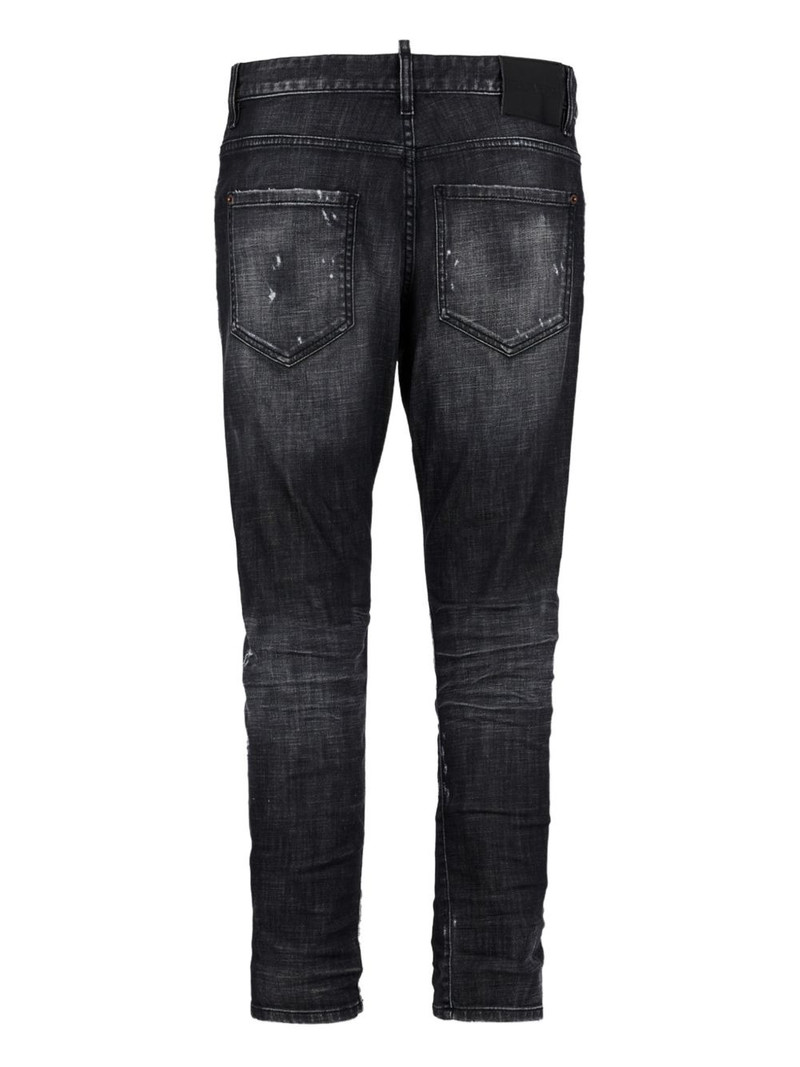 DSQUARED2 fog wash slim twist jeans outlook