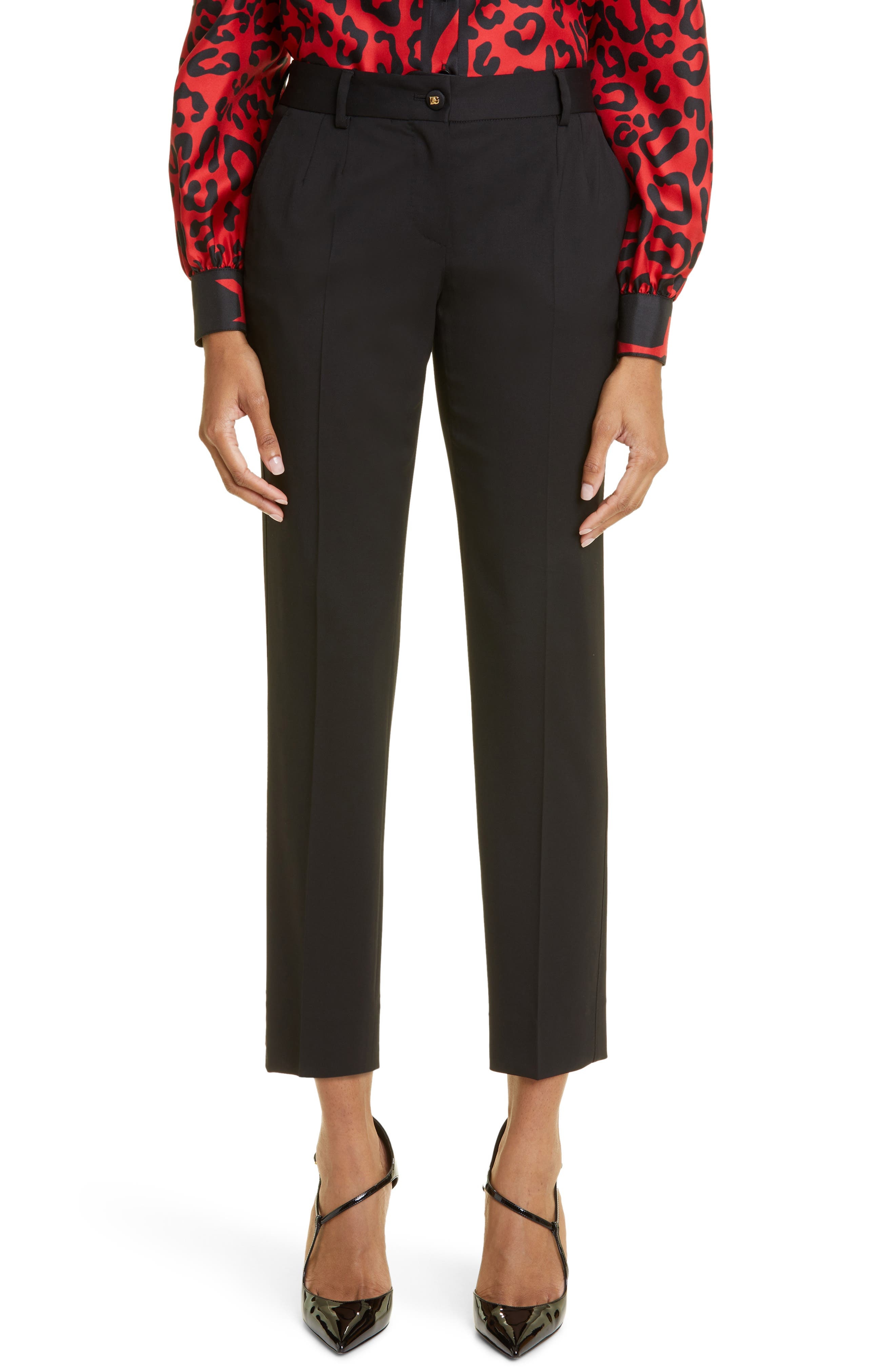 Turlington Wool Stretch Gabardine Pants - 1