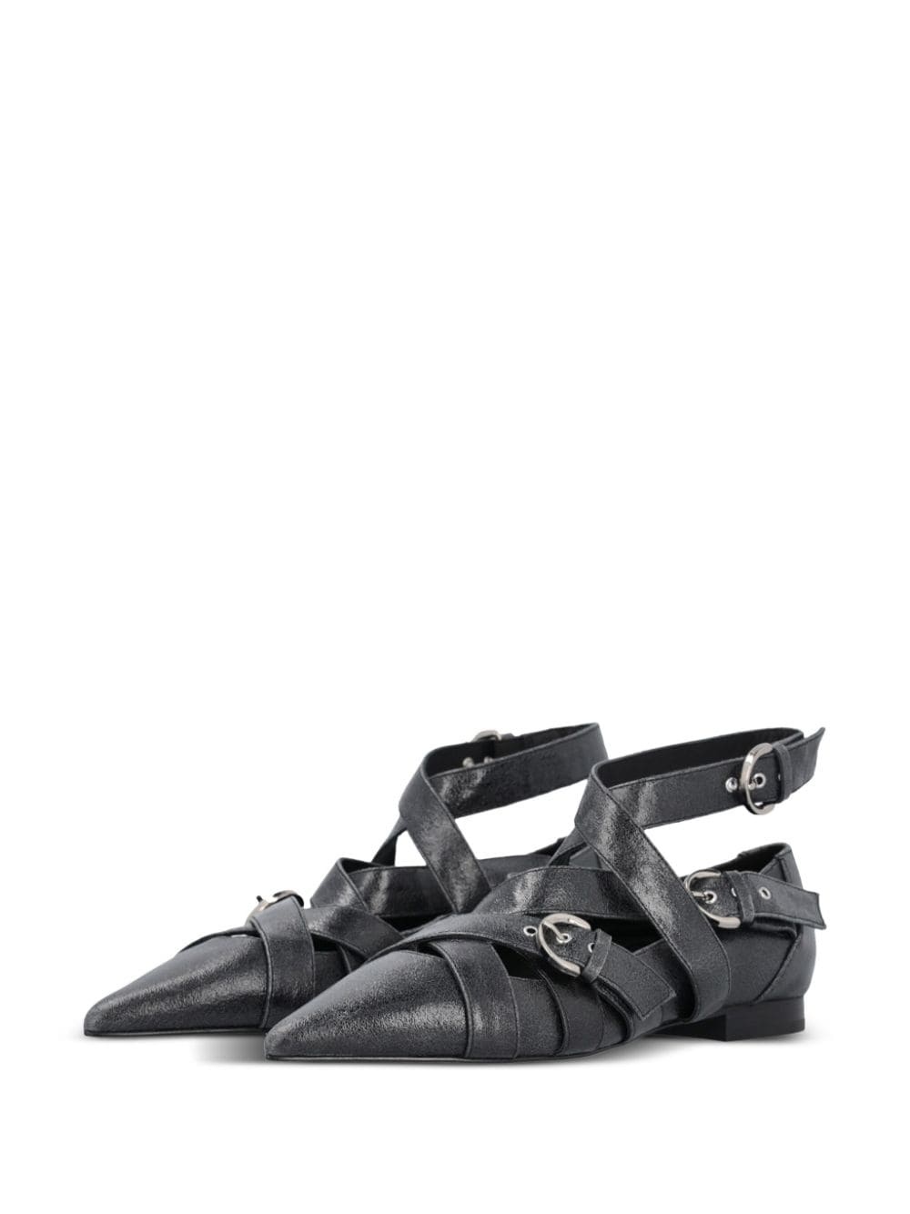 Gianira leather ballerina shoes - 4