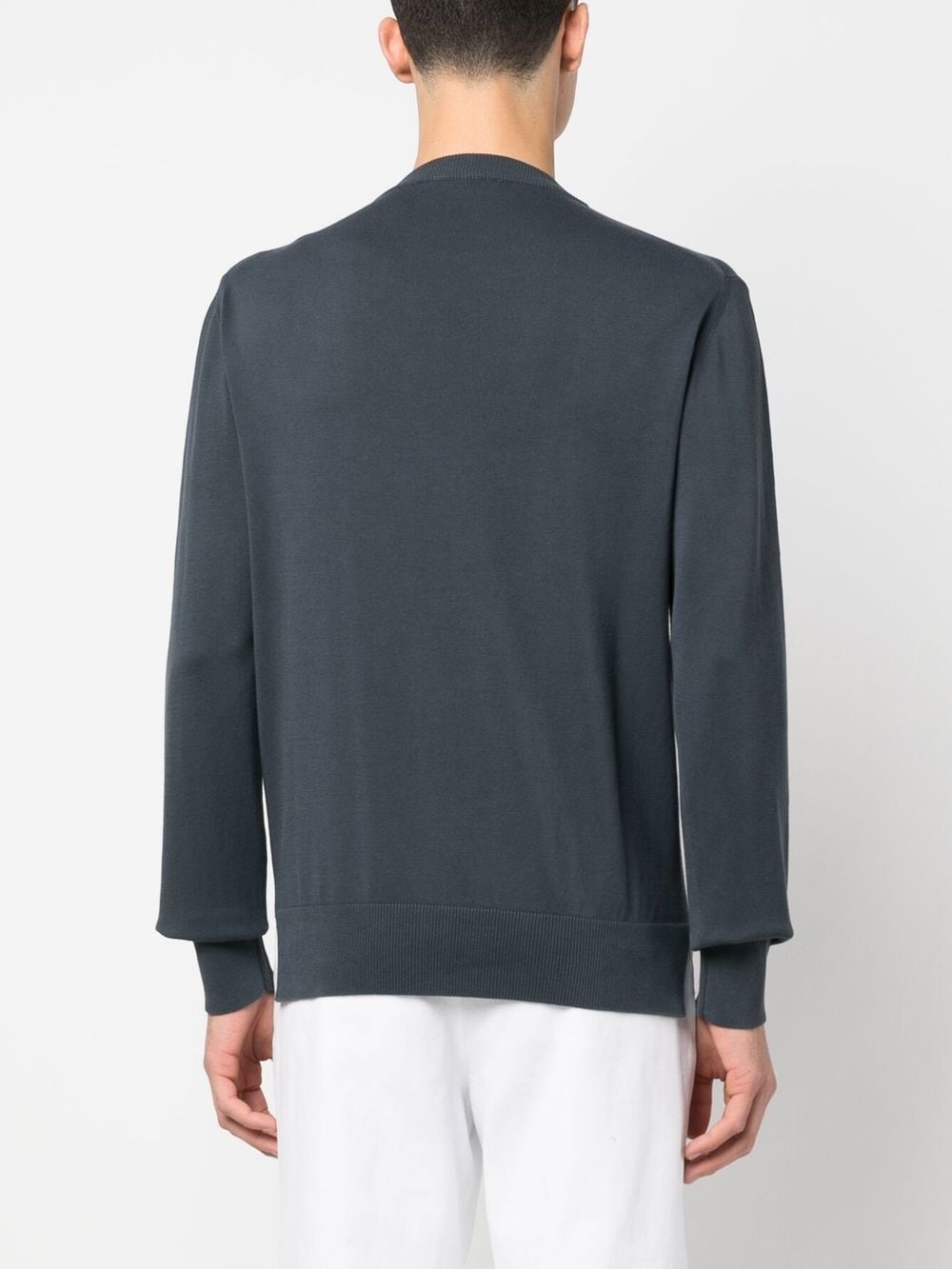 round-neck knit jumper - 4