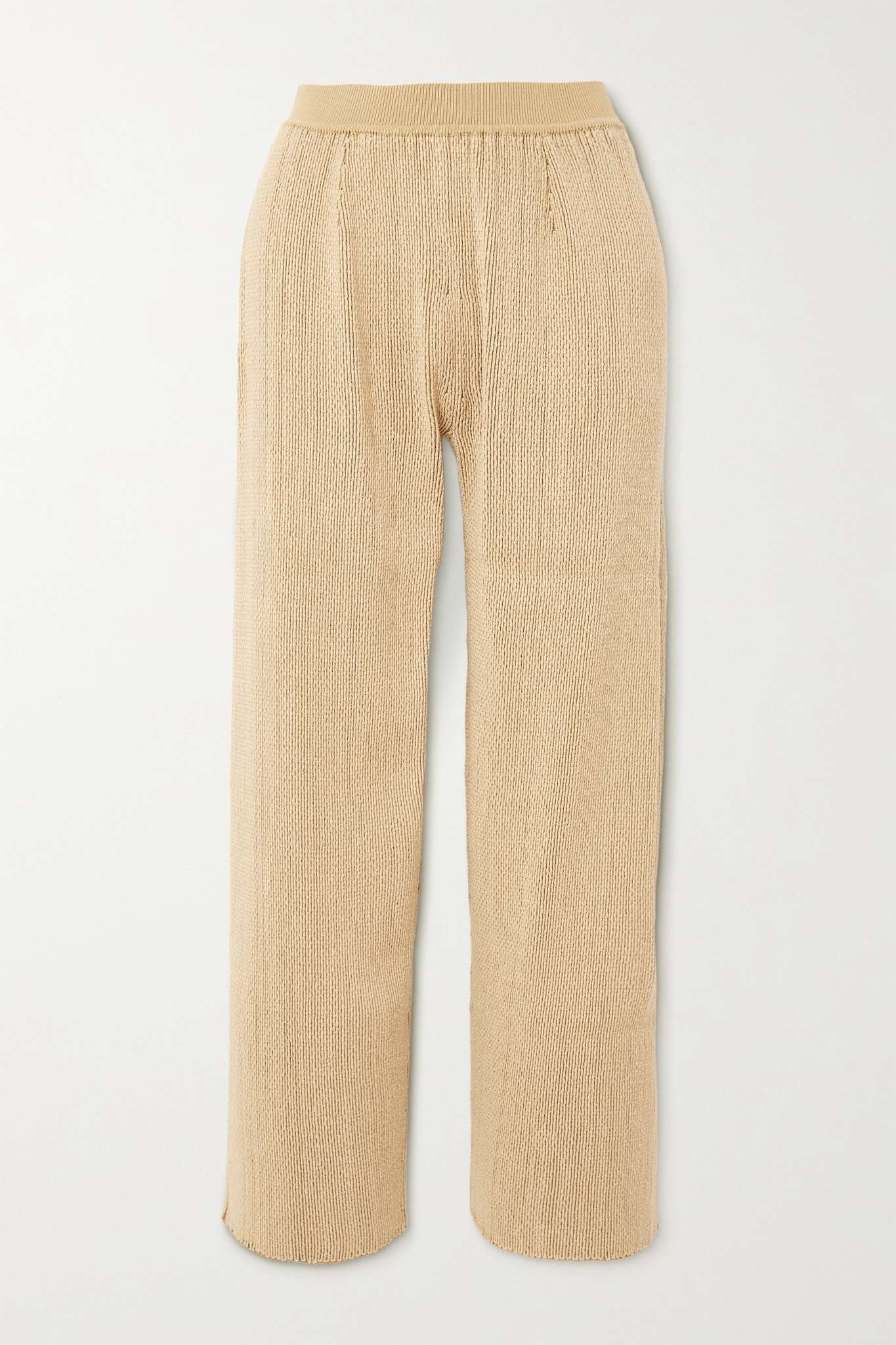 Cala Matano cropped silk and cotton-blend pants - 1