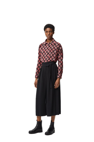 Loewe Anagram pyjama blouse in printed cotton outlook