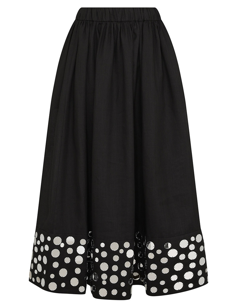 EDEN MIRROR MIDI SKIRT 1