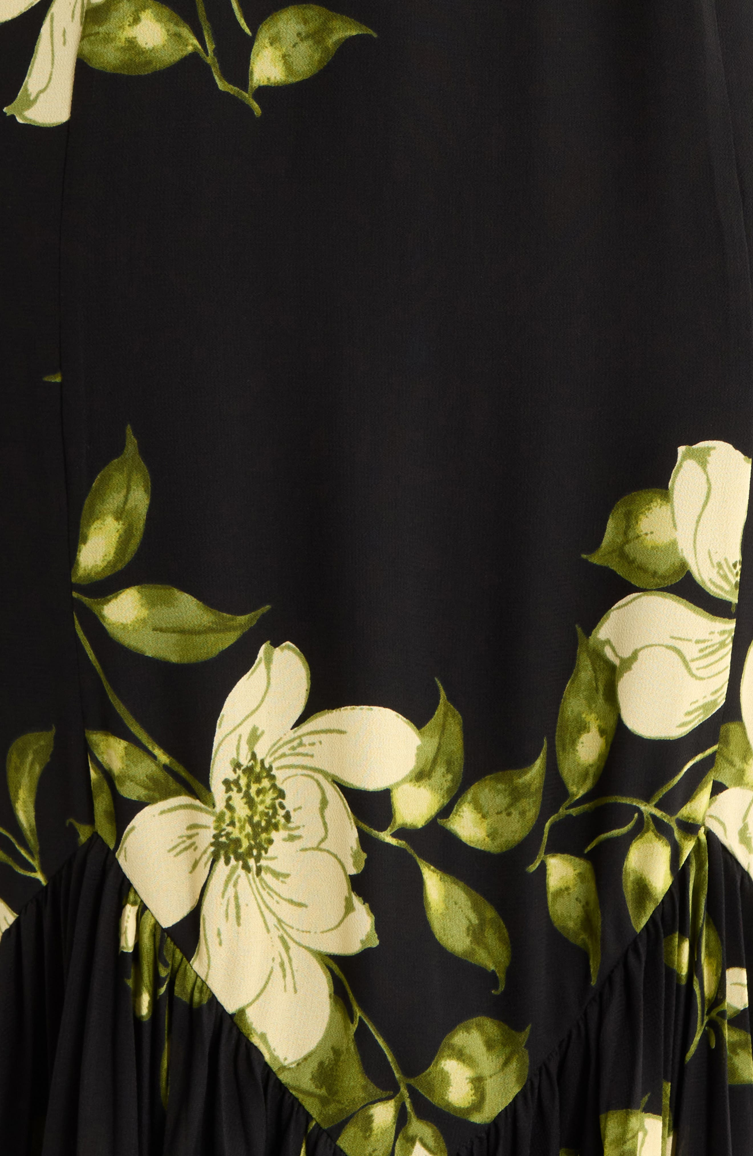 Reformation Salvia Floral Flutter Sleeve Mermaid Dress in Mood For Love at Nordstrom - 6