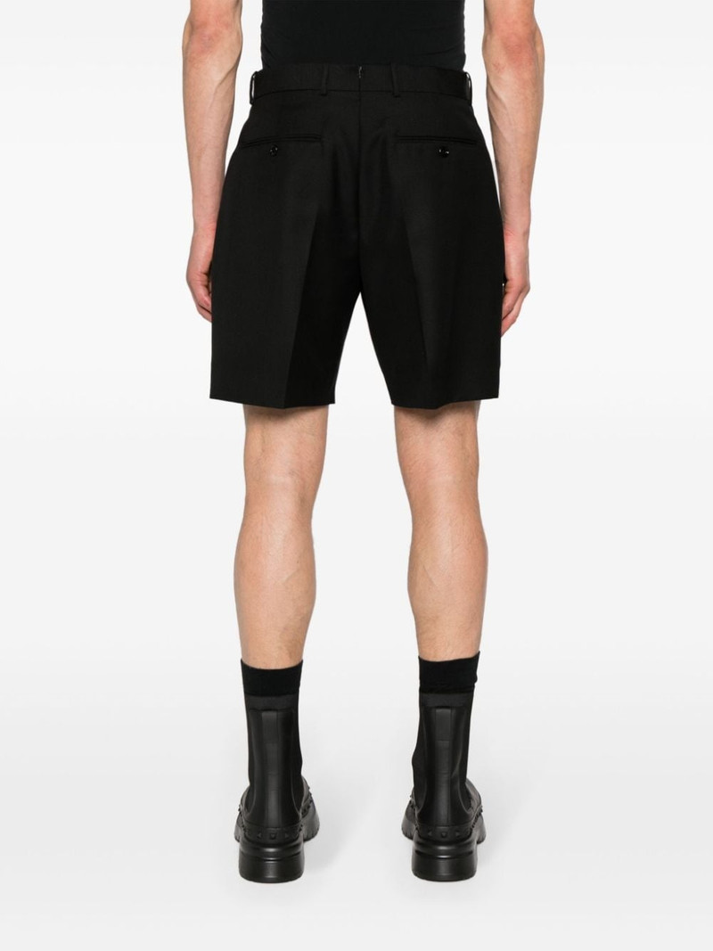 pleat-detail tailored shorts 4