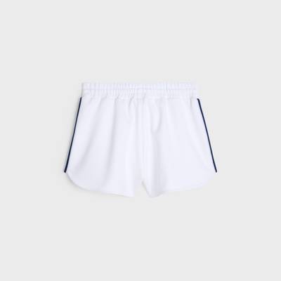 CELINE athletic shorts in double face jersey outlook