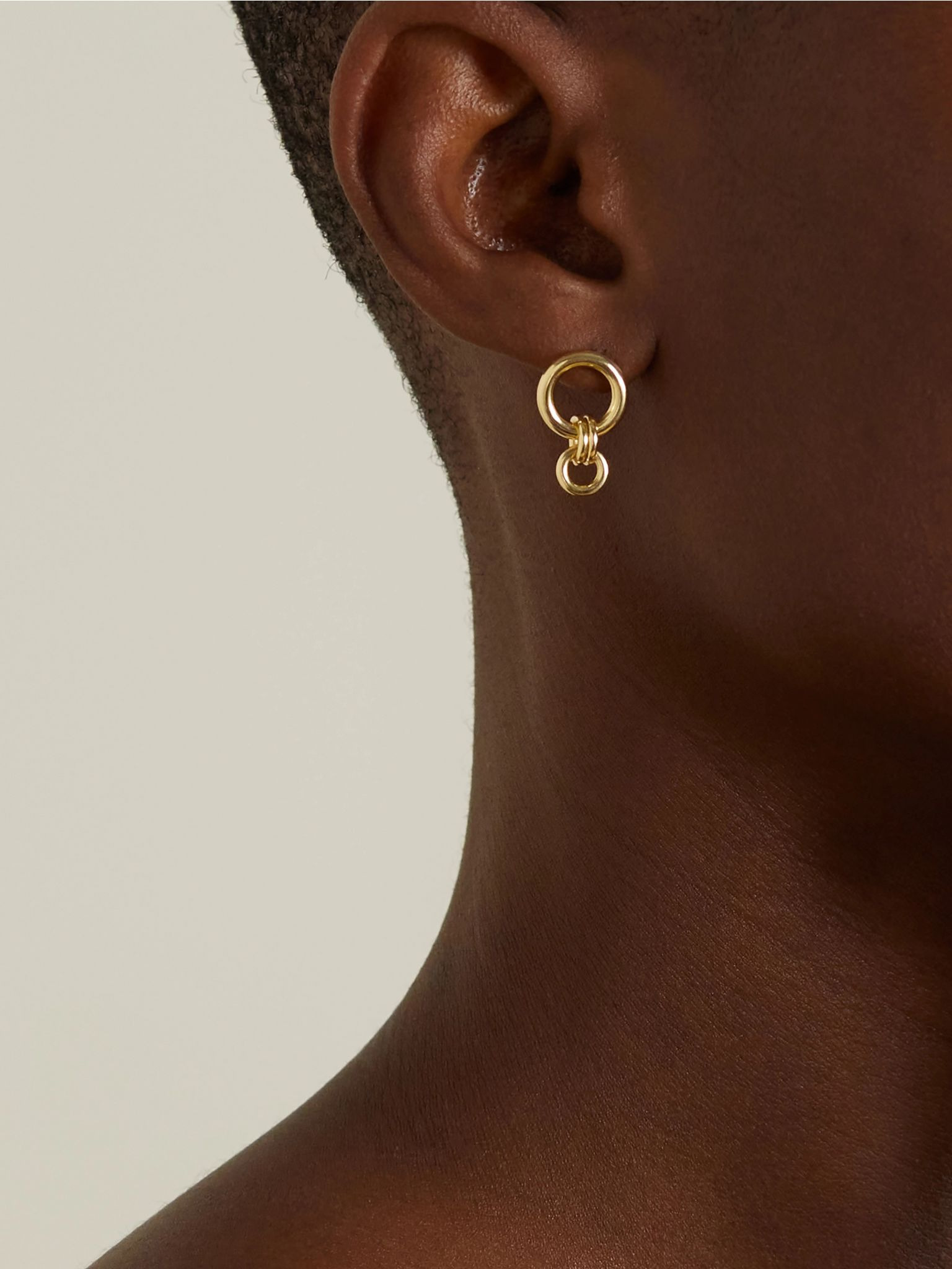 Canis 18-karat gold earrings Gold - 2
