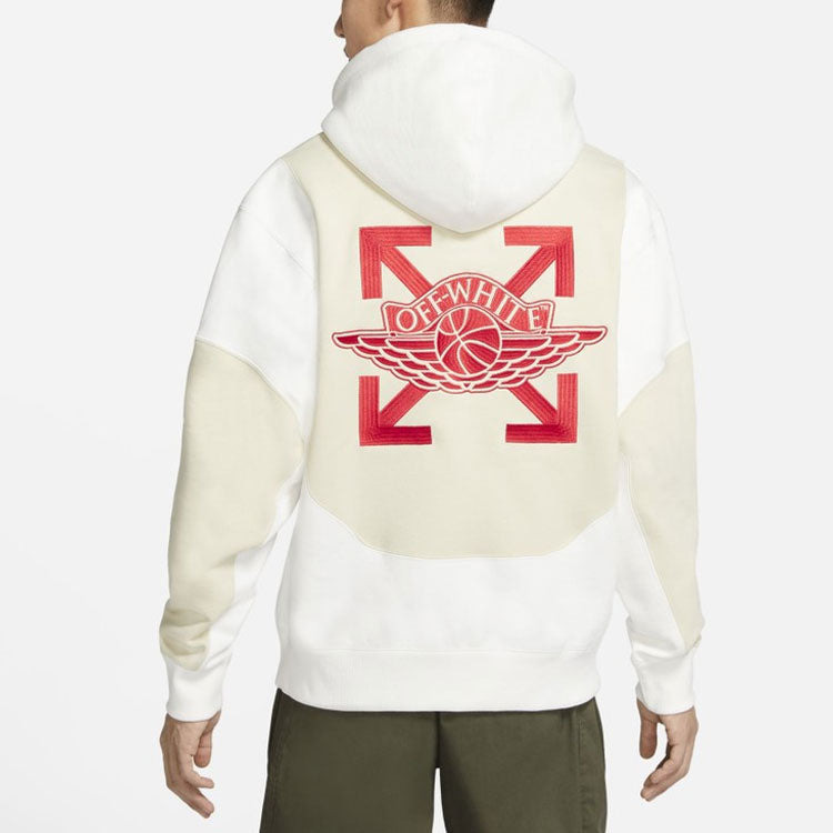 Air Jordan x OFF-WHITE Crossover Embroidered logo Casual Sports 'White' CV0541-134 - 5