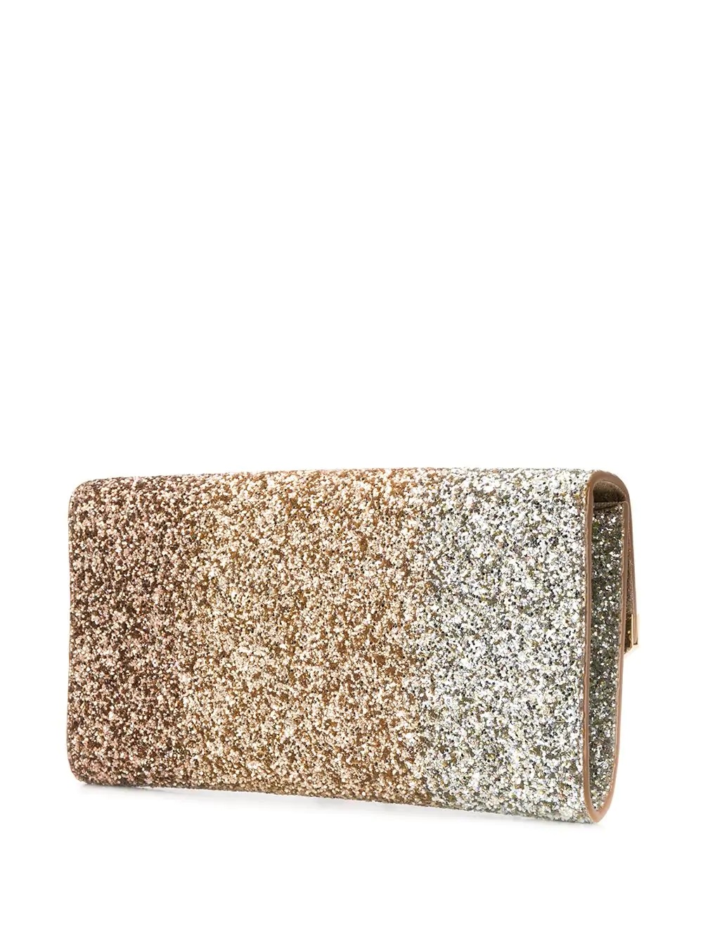 Emmie glitter-embellished clutch bag - 3