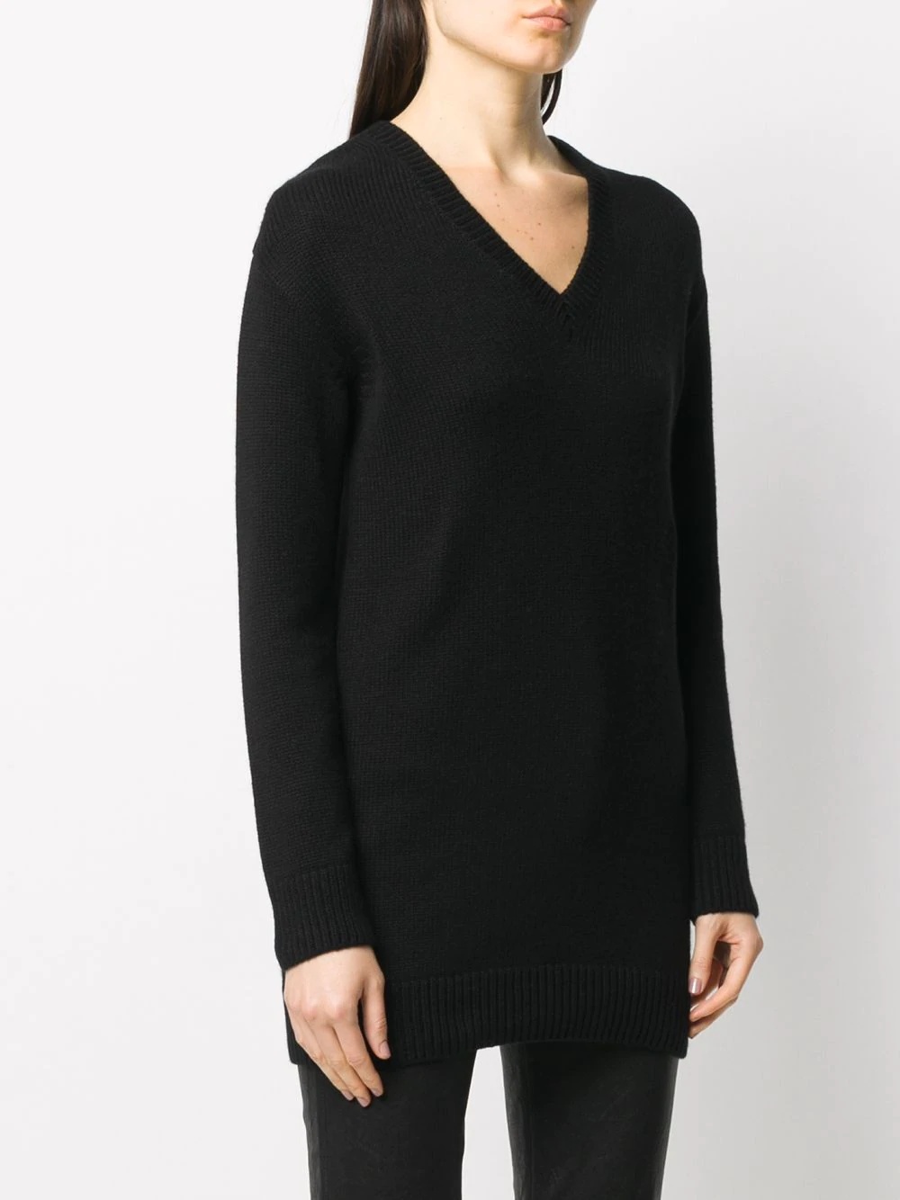 V-neck cashmere jumper - 4