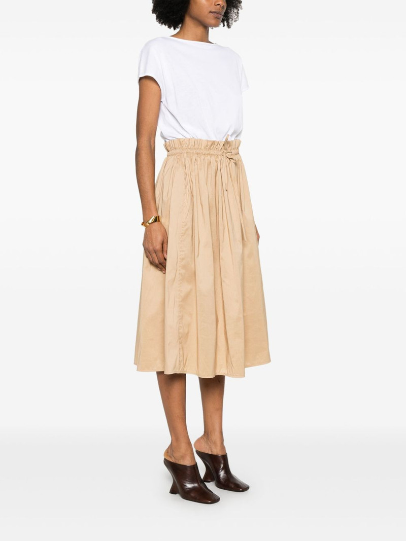gathered-detail midi dress 3