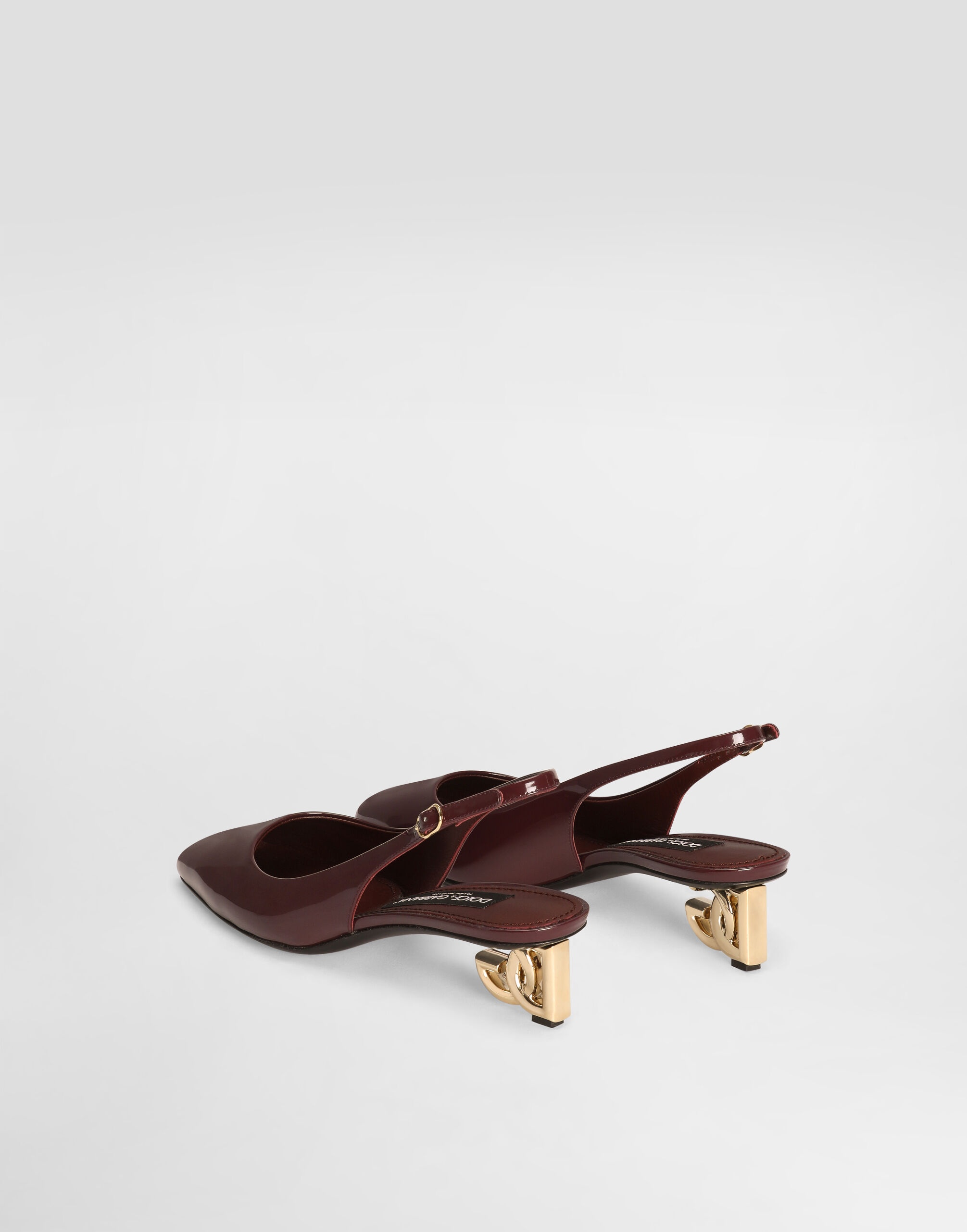 Patent leather slingbacks - 3