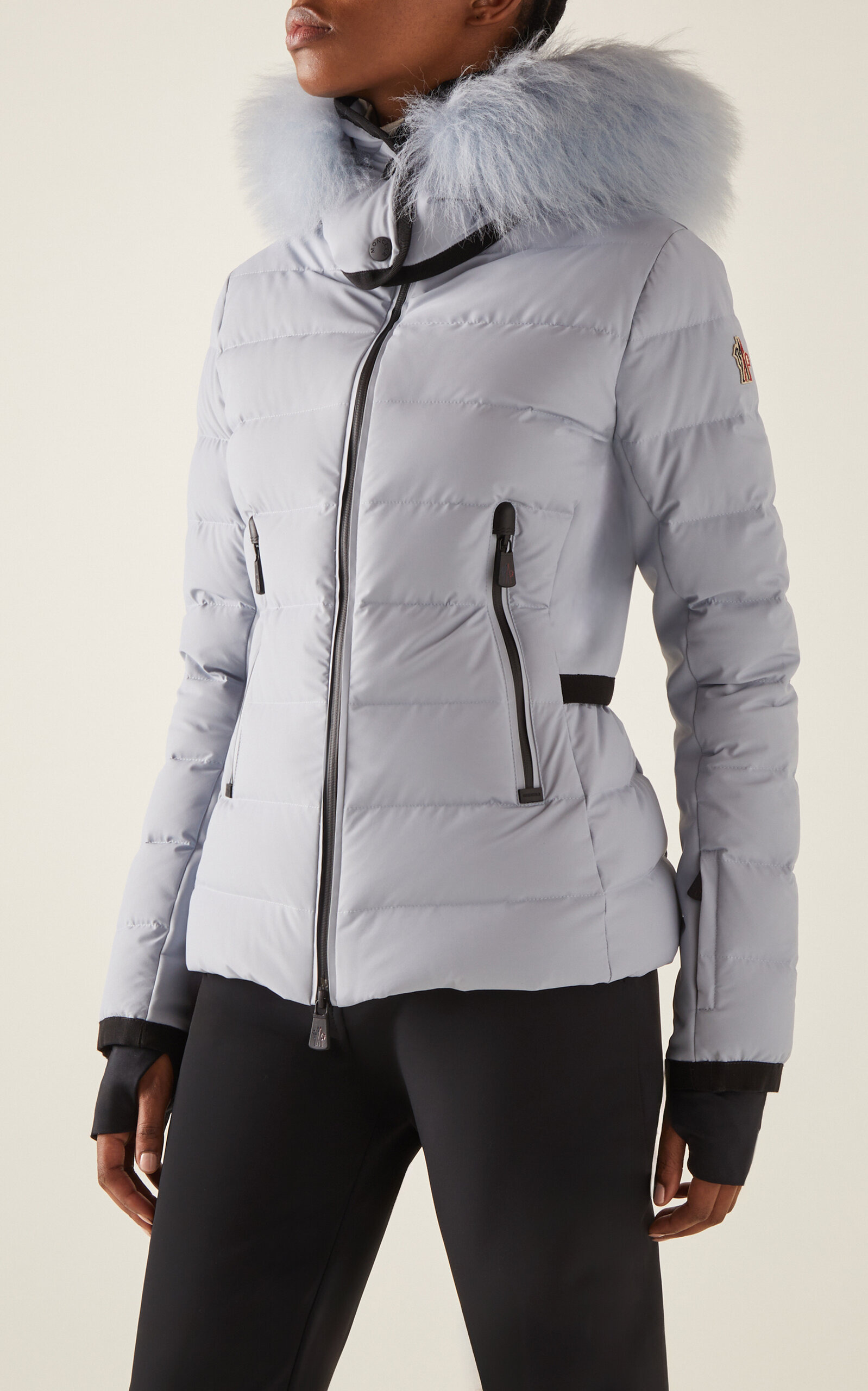 Lamoura Faux Fur-Trimmed Down Jacket blue - 2