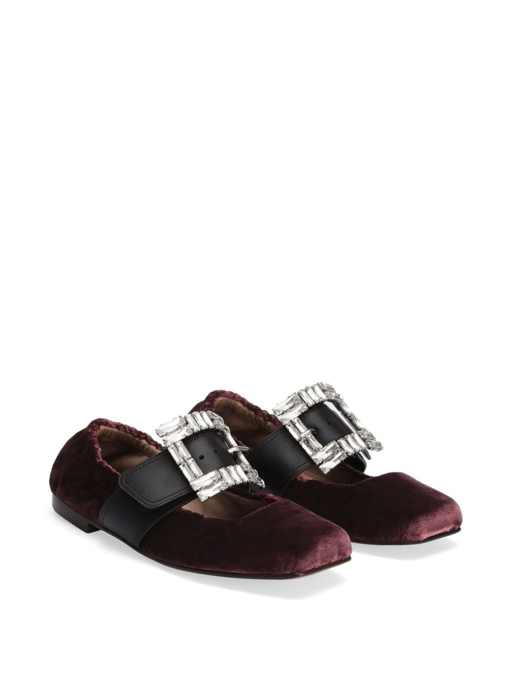 velour ballet flats - 2