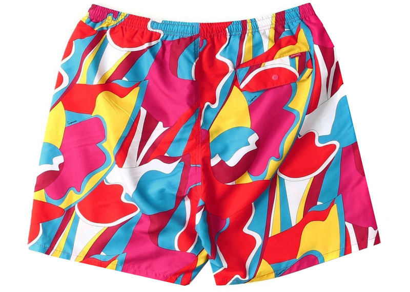 Supreme Supreme Abstract Water Short Red outlook
