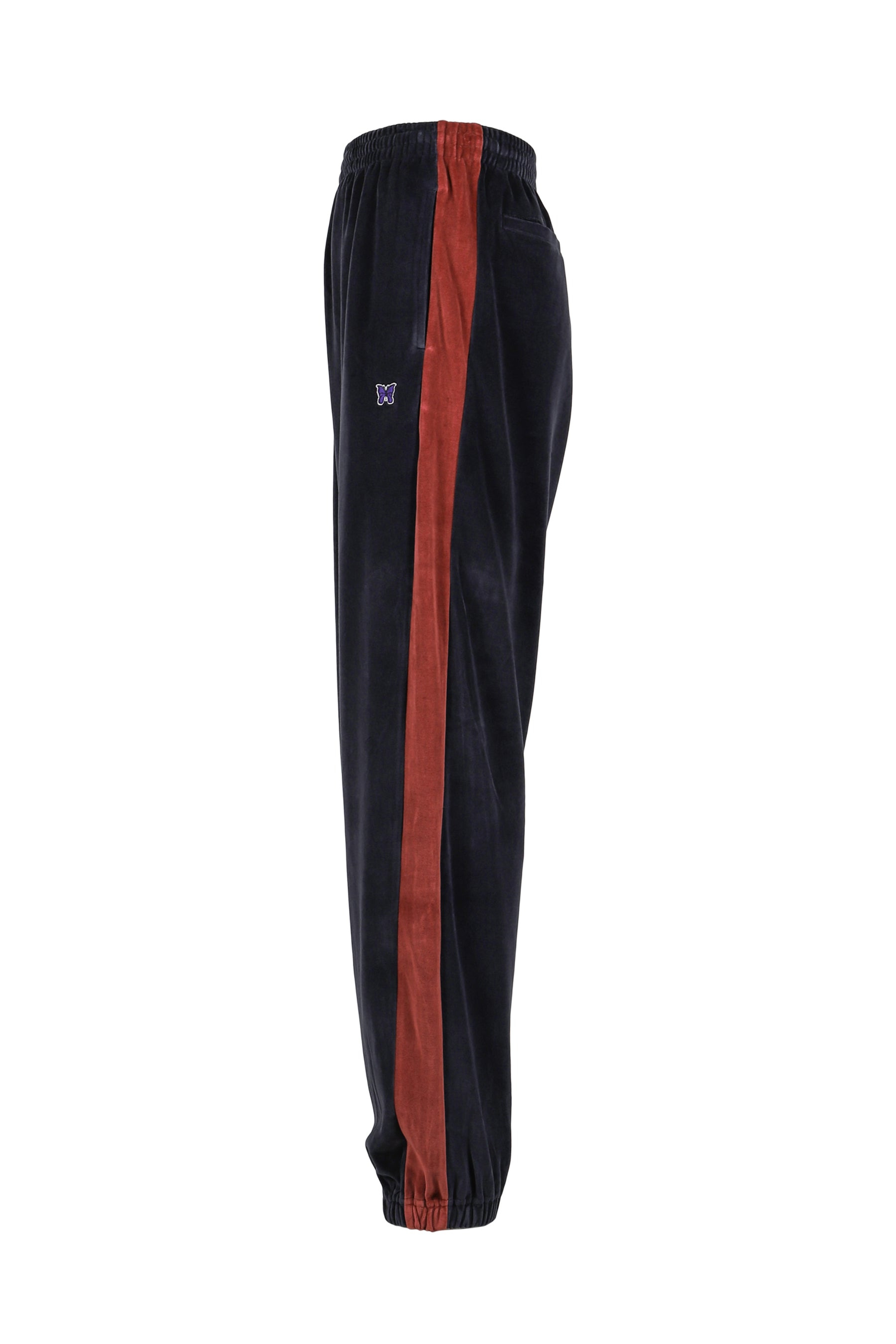 SIDE LINE SWEAT PANT - C/PE VELOUR / NVY - 3