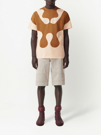 Burberry abstract print T-shirt outlook