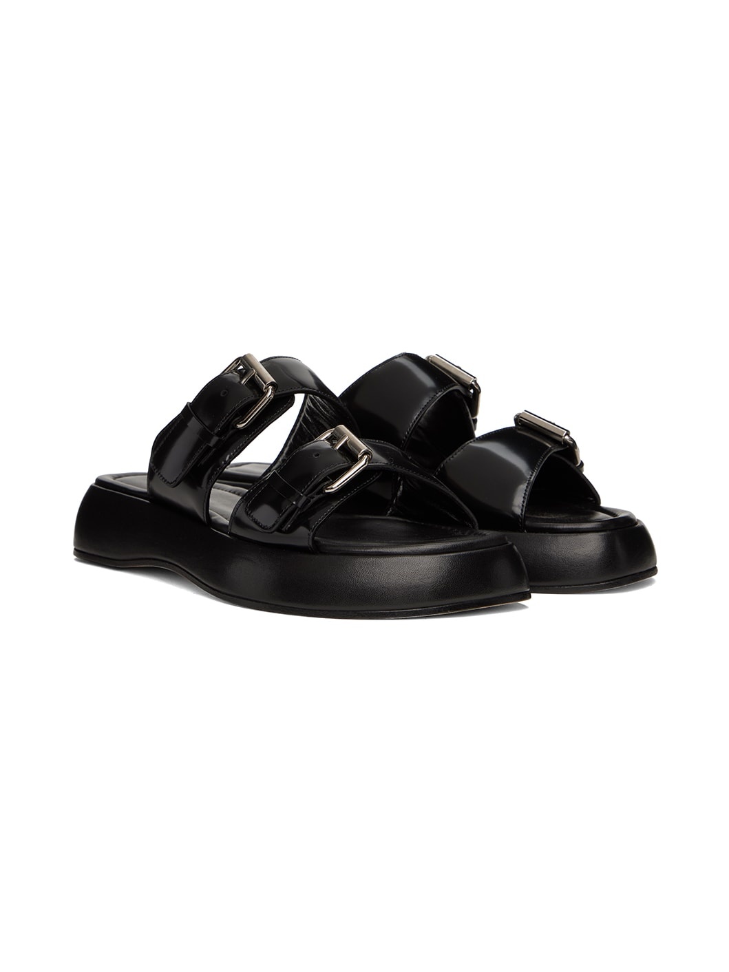 Black Wyatt Sandals - 4