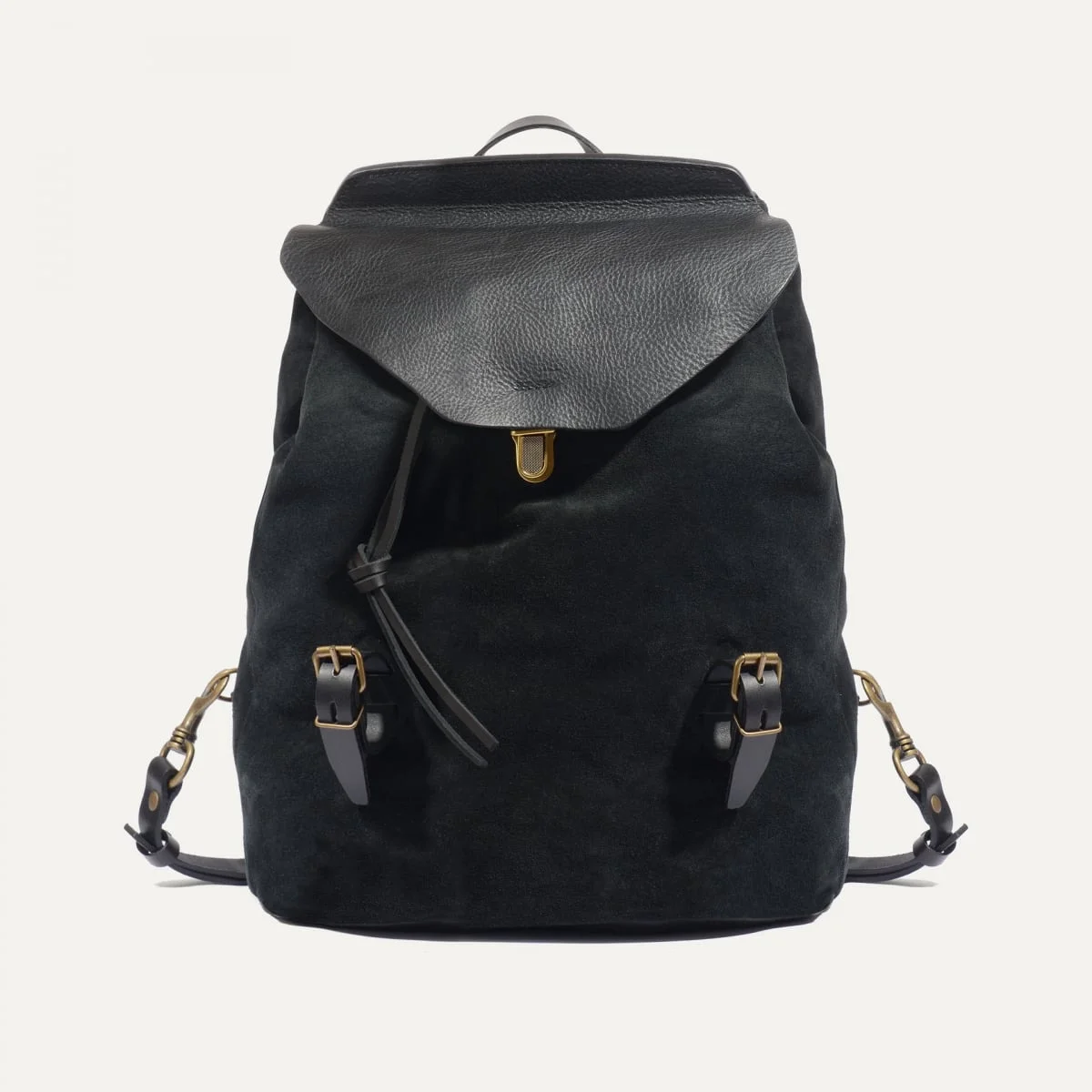 ZIBELINE BACKPACK - BLACK SUEDE - 1