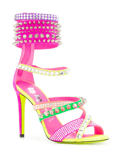 PHILIPP PLEIN studded gladiator sandals outlook