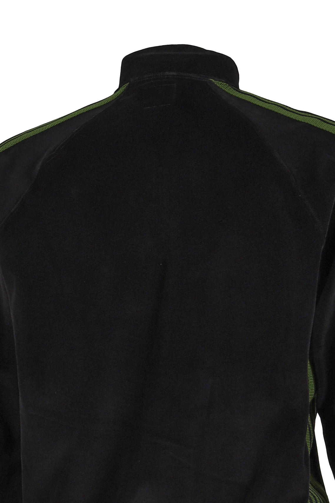 RIB COLLAR TRACK JACKET - C/PE VELOUR / BLK - 10