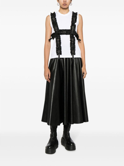 Noir Kei Ninomiya ruffled adjustable harness top outlook