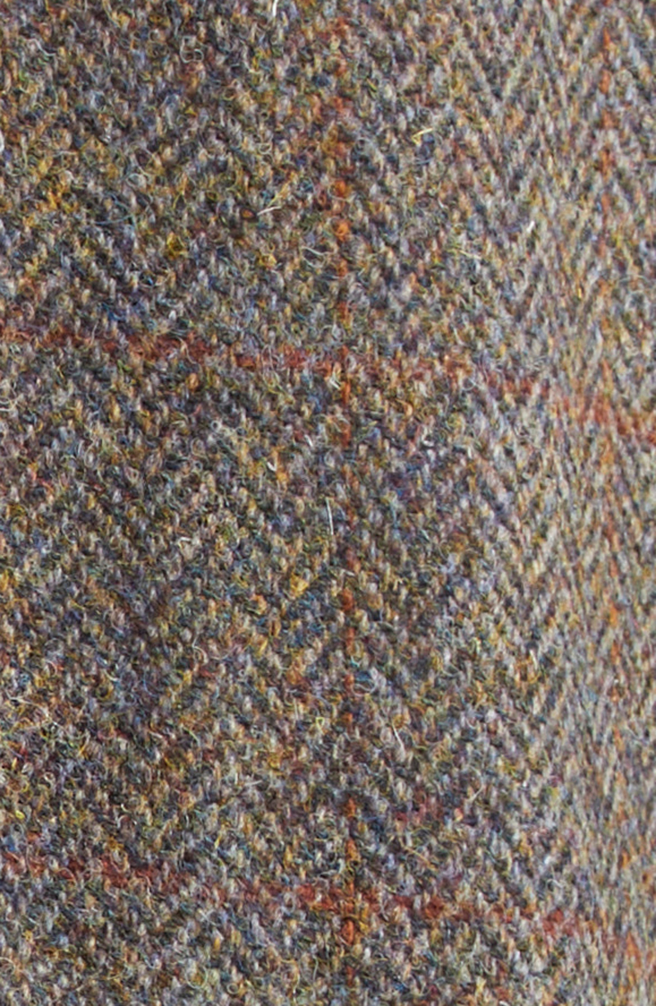 PALMES Cedric Wool Herringbone Topcoat in Brown Herringbone at Nordstrom - 6