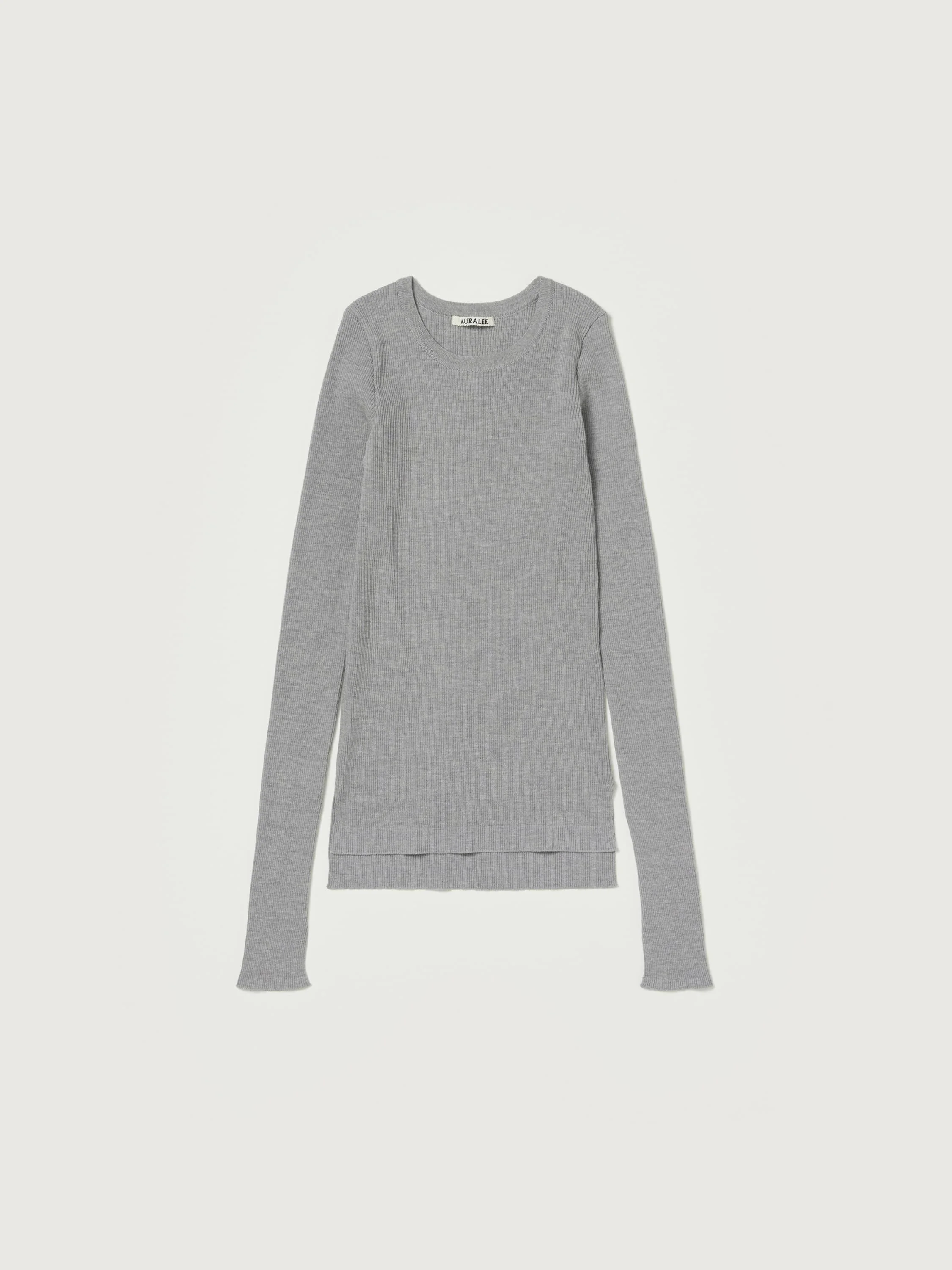 SUPER FINE WOOL HIGH GAUGE RIB KNIT P/O - 1