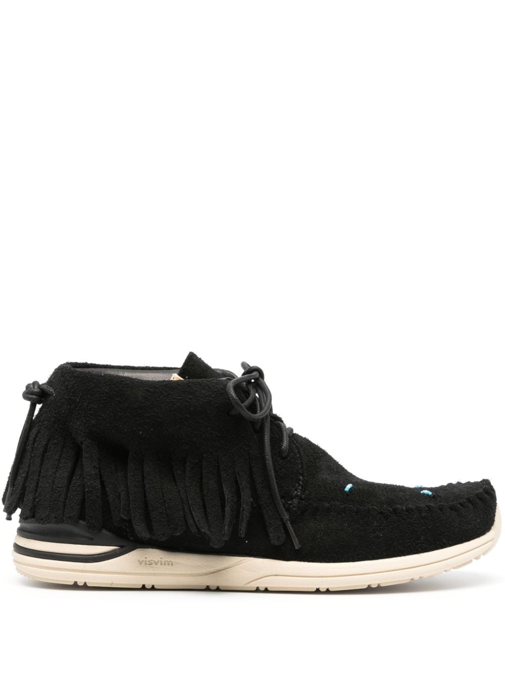 Shaman-Folk fringed ankle boots - 1