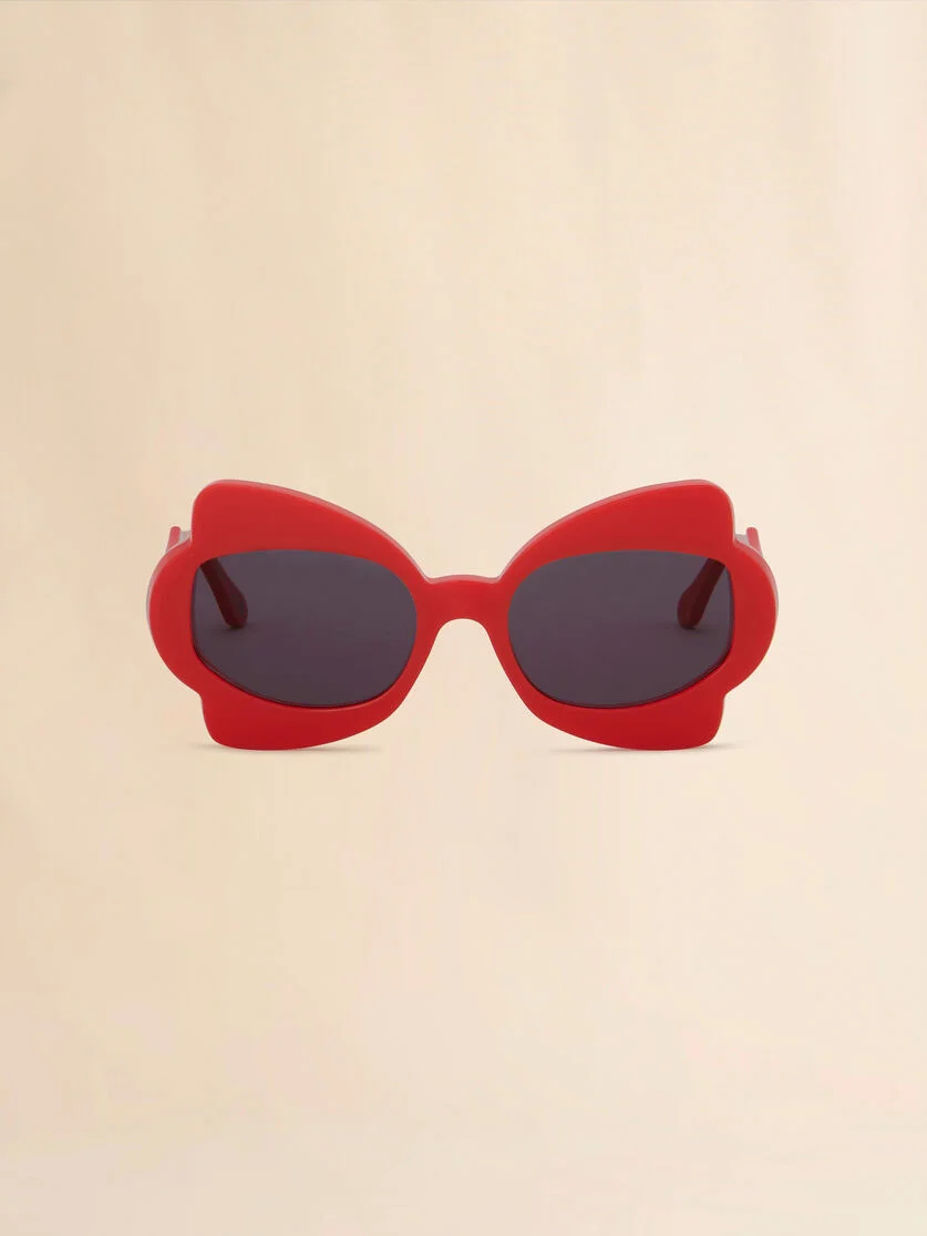 RED MONUMENTAL GATE SUNGLASSES - 1