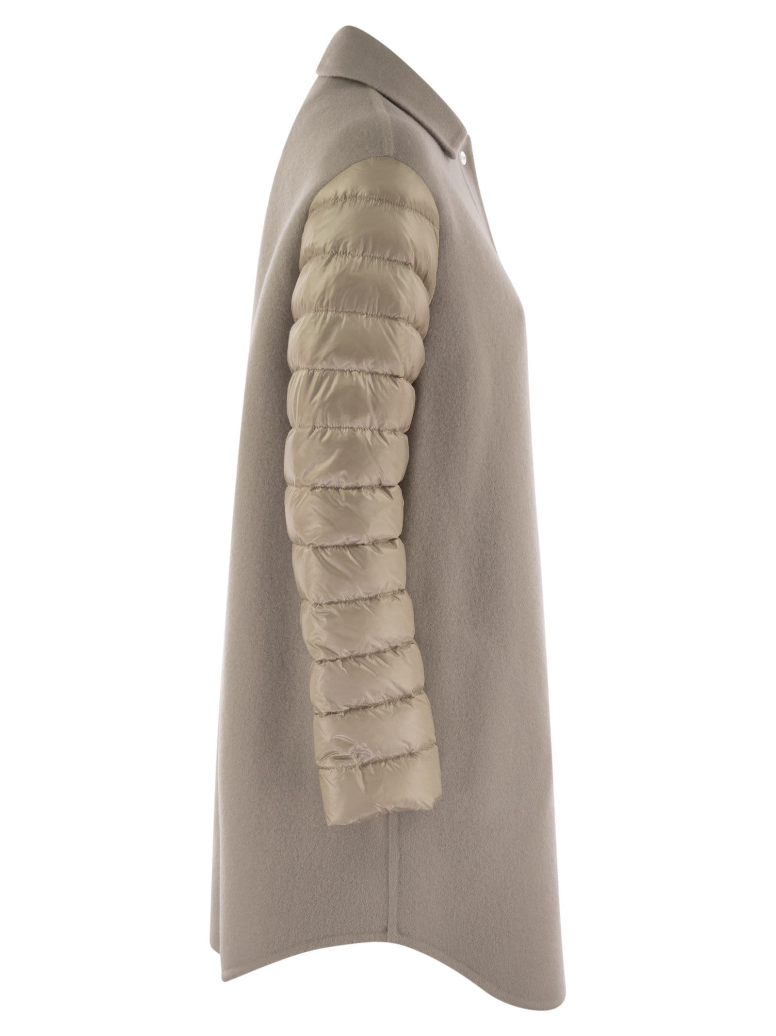 Herno Women Coat With Down Sleeves - 3