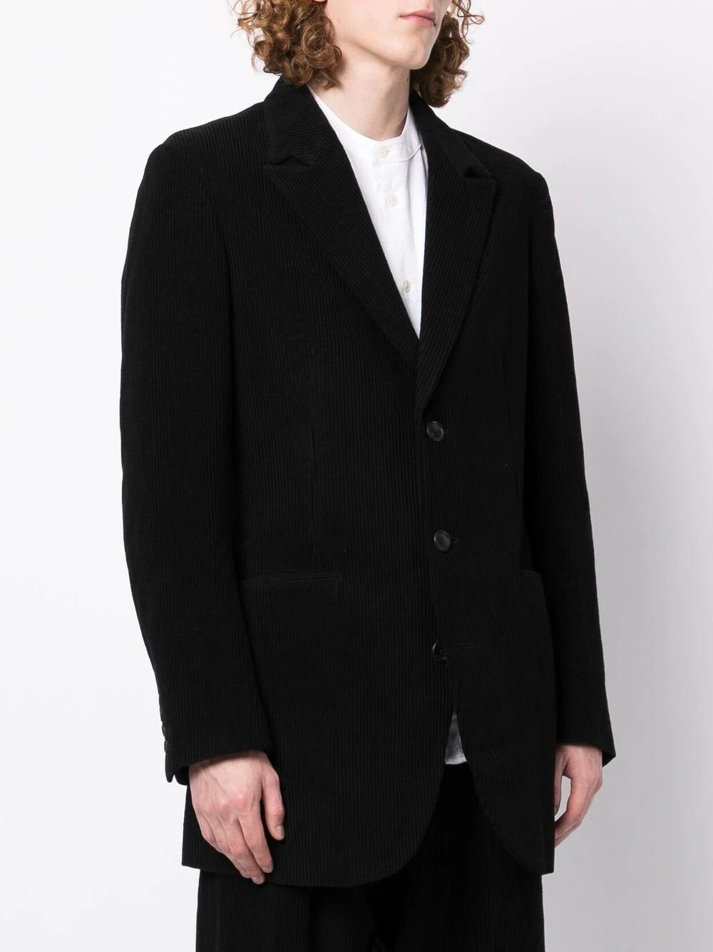 single-breasted wool blazer - 5