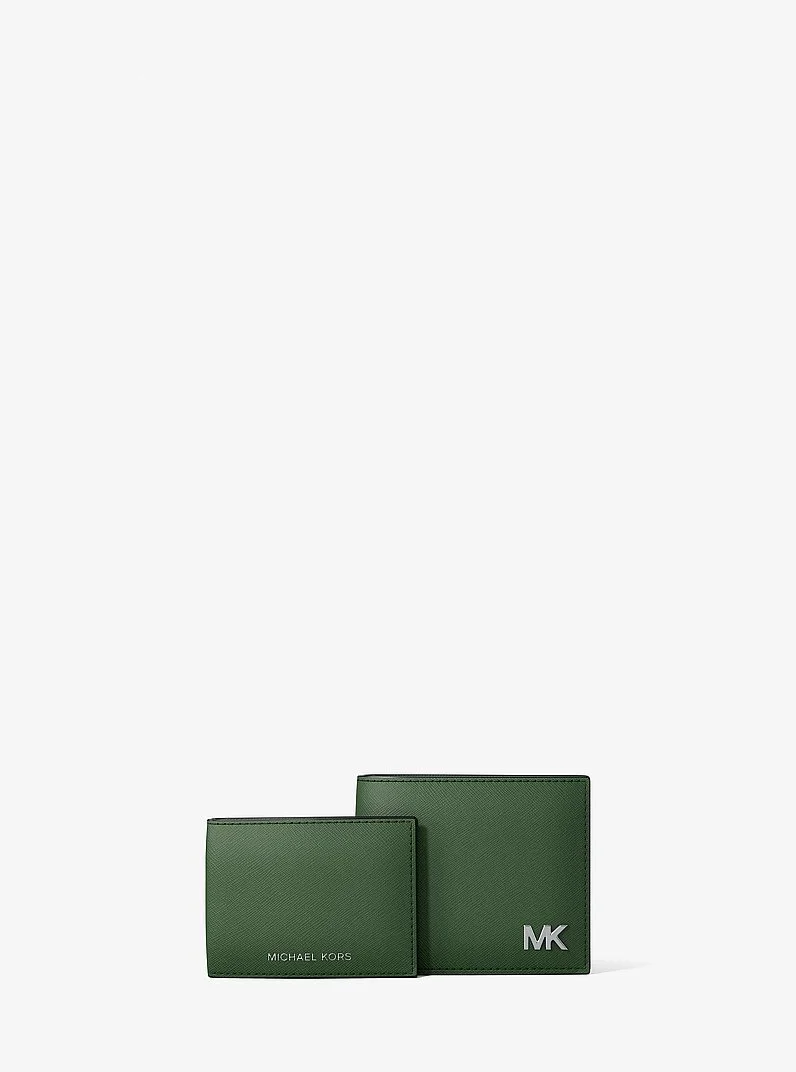 Cooper Saffiano Leather Billfold Wallet With Passcase - 1