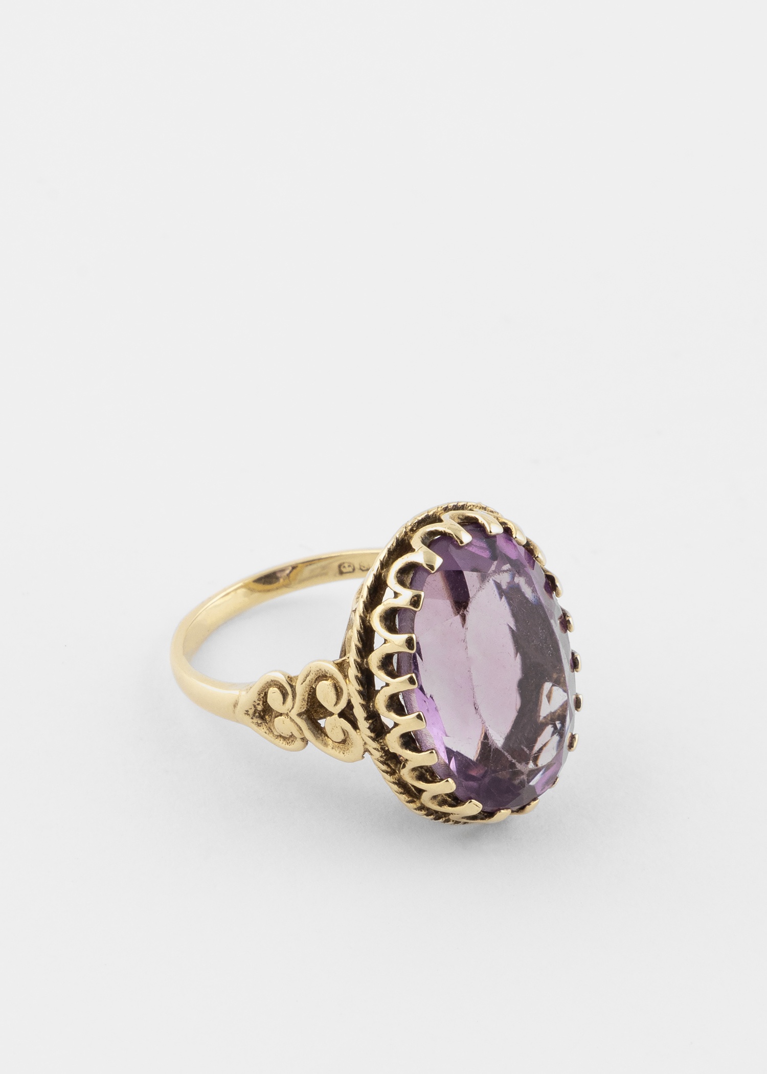 'Enormous Amethyst' Cocktail Ring by Baroque Rocks - 2