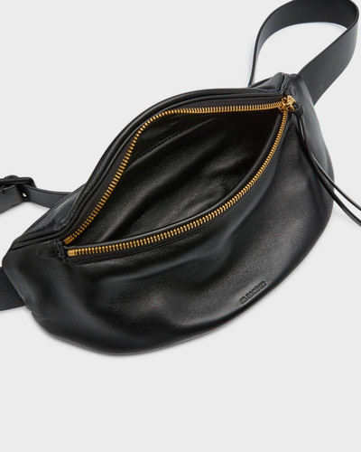 Jil Sander Moon Small Zip Leather Belt Bag outlook