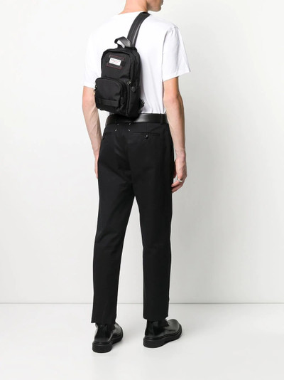 Givenchy mini Downtown logo patch backpack outlook