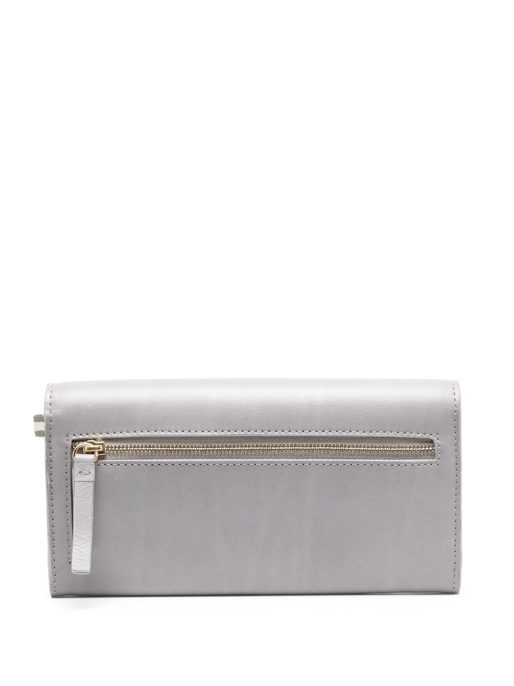 logo-print leather wallet - 2