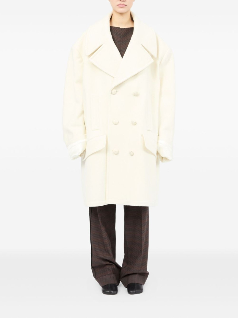 MM6 Maison Margiela double-breasted coat outlook