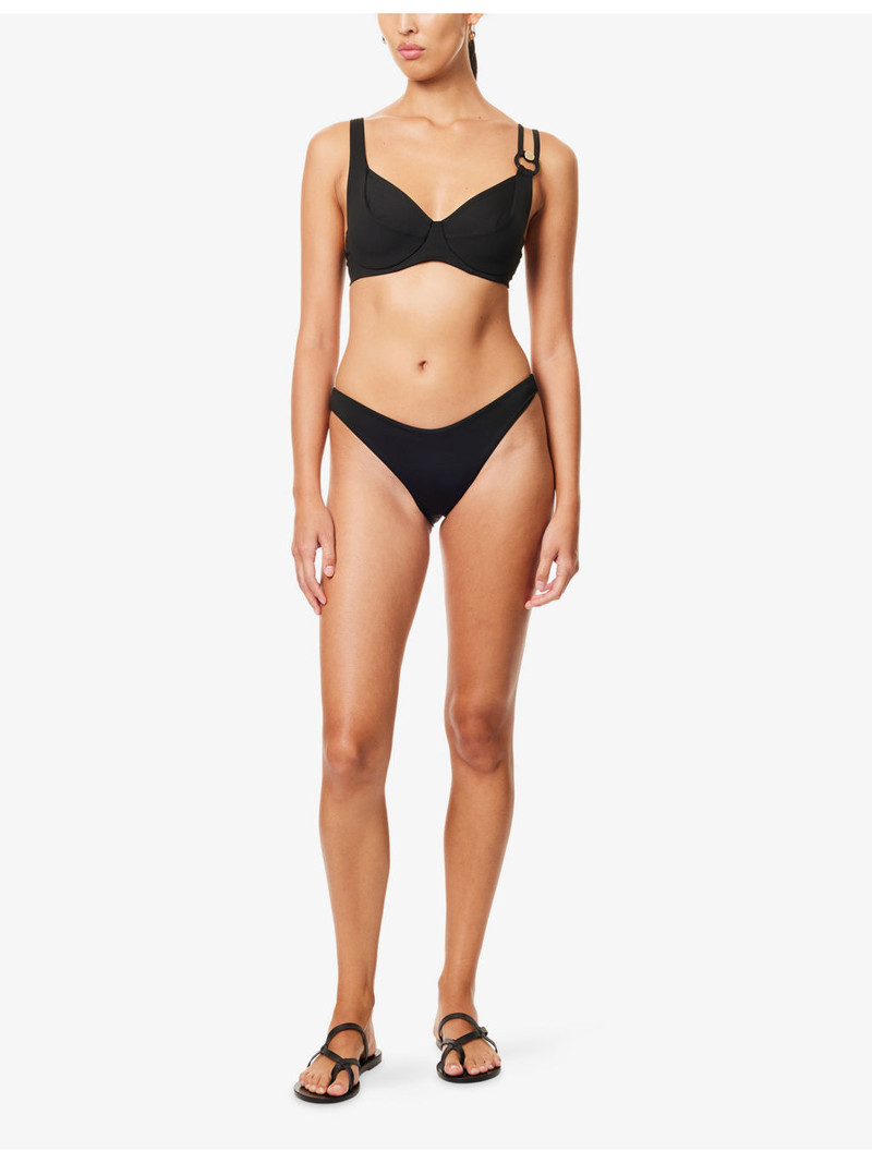 Max Mara Stella Logo-Plaque Bikini Bottoms outlook