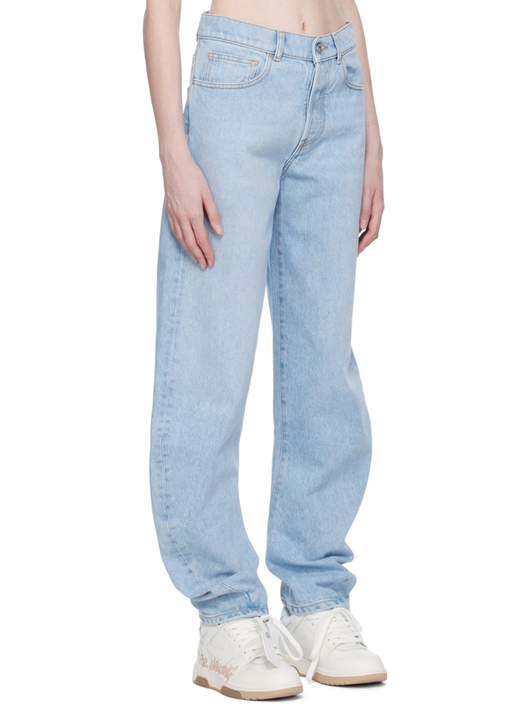 Blue Twist Banana Jeans - 2