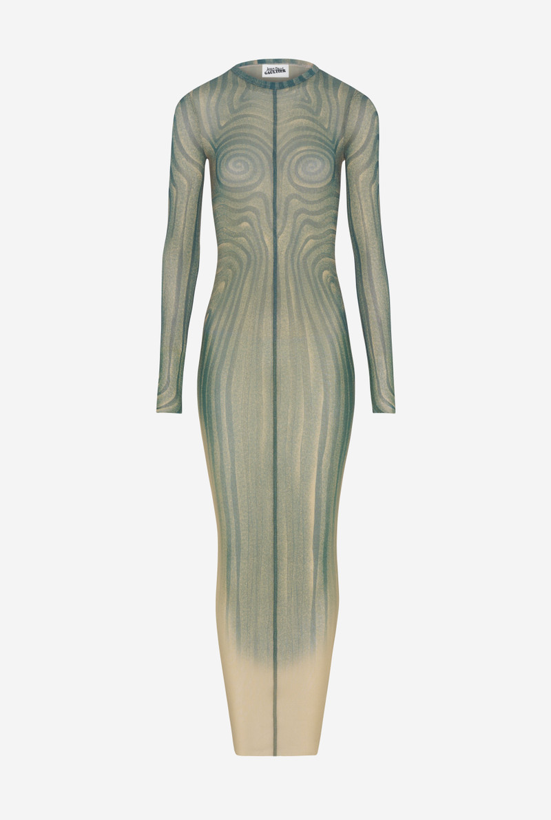 THE LONG BLUE “SPIRALE” DRESS 5