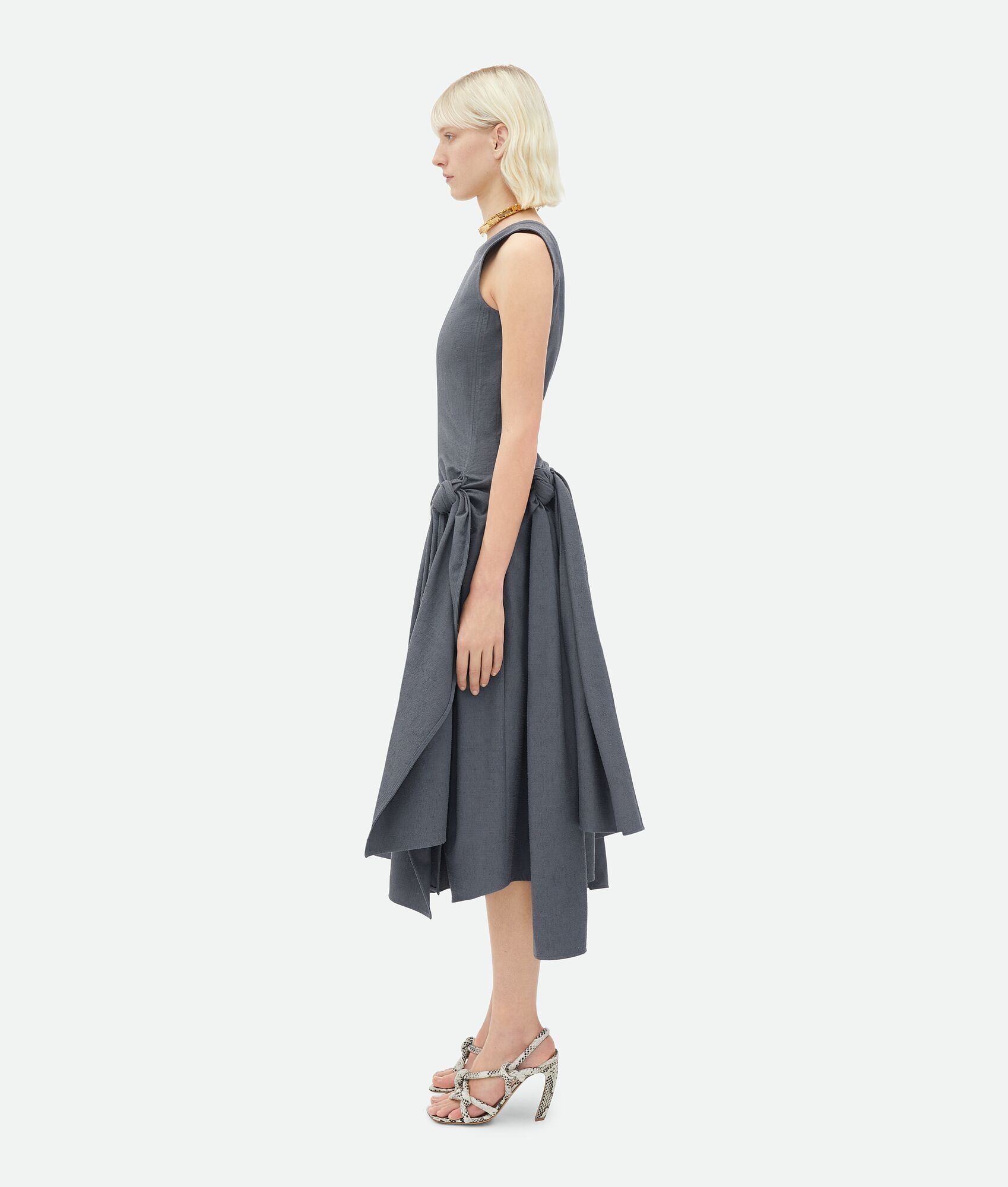 Bottega Veneta Cotton Midi Dress | REVERSIBLE