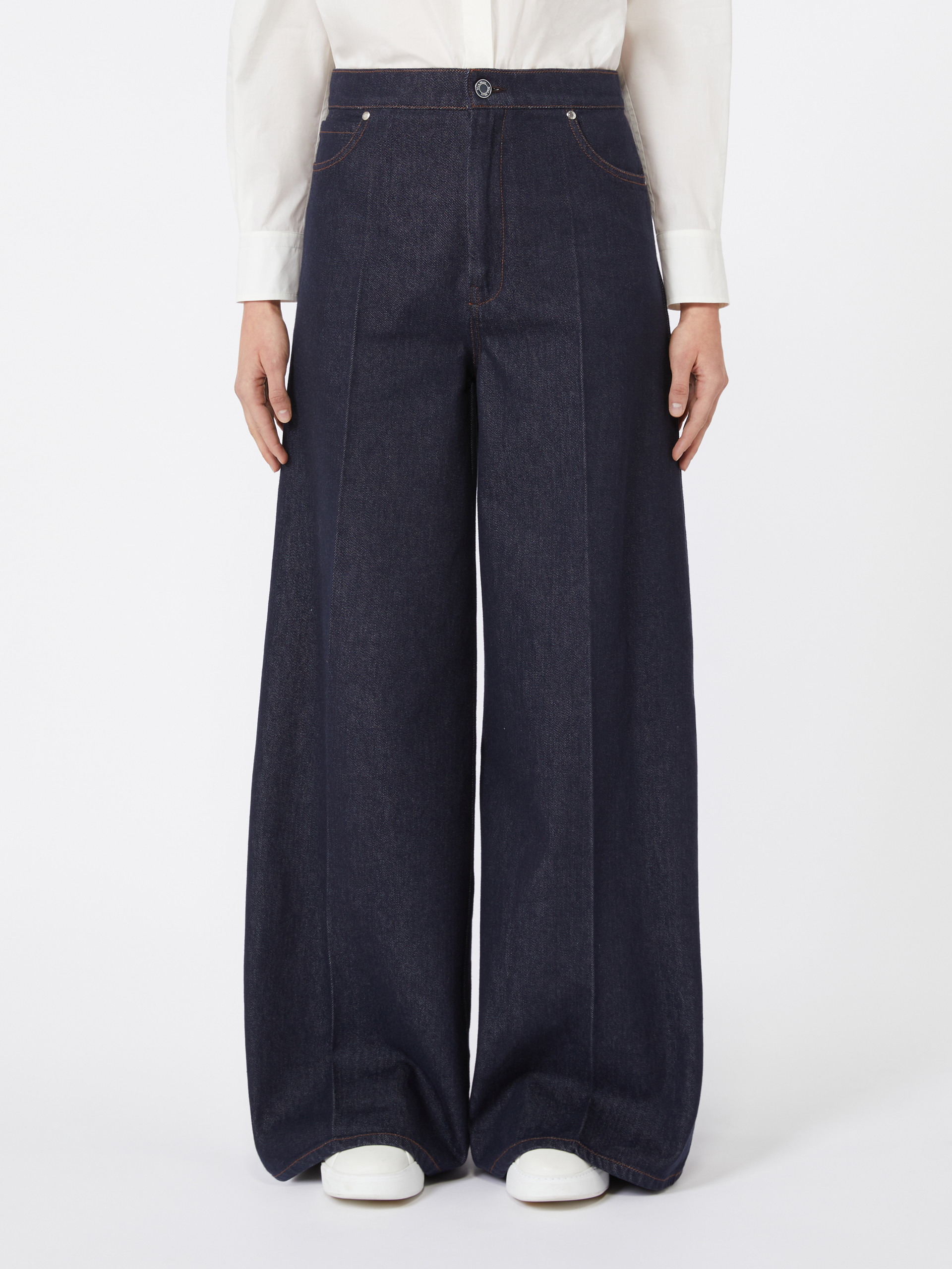CARMINE Wide-leg denim jeans - 3