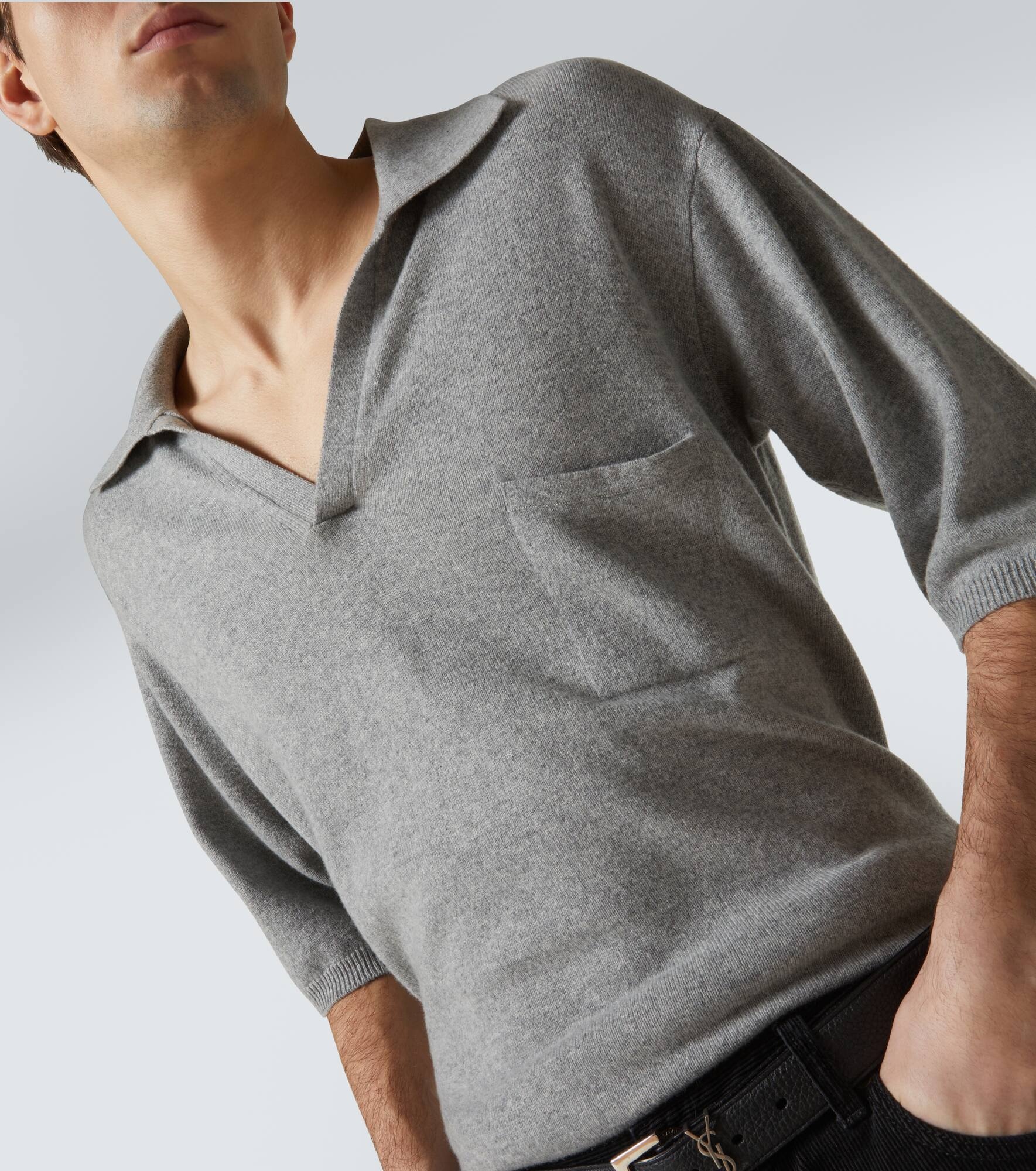 Wool polo shirt - 5