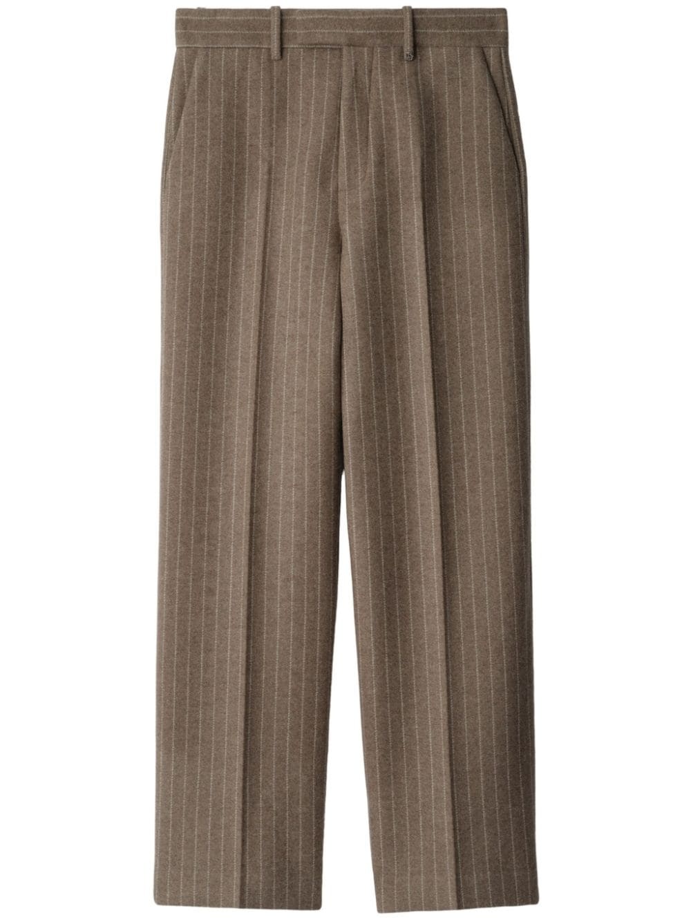 pinstripe tailored trousers - 1