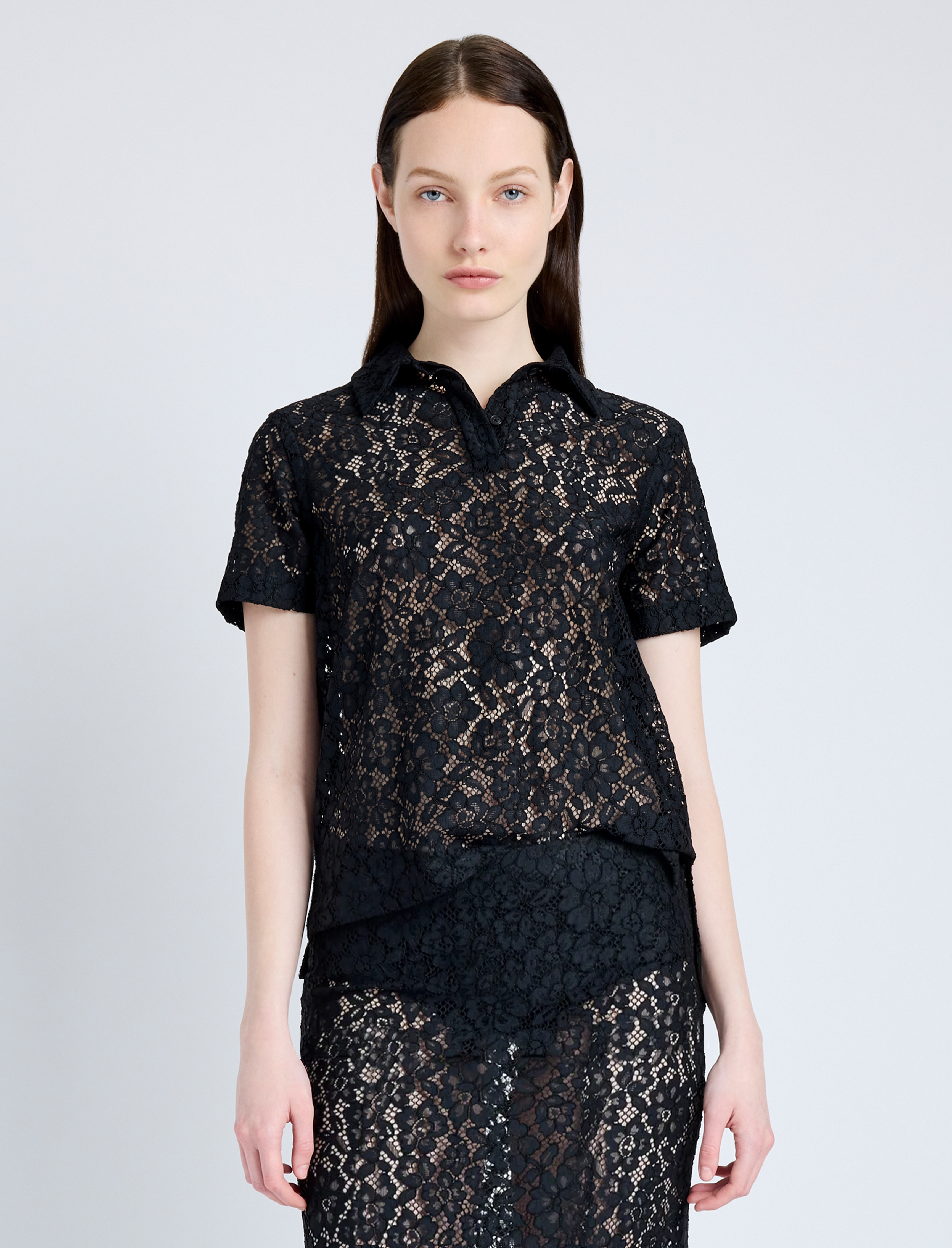 Kennedy Top in Stretch Lace - 2