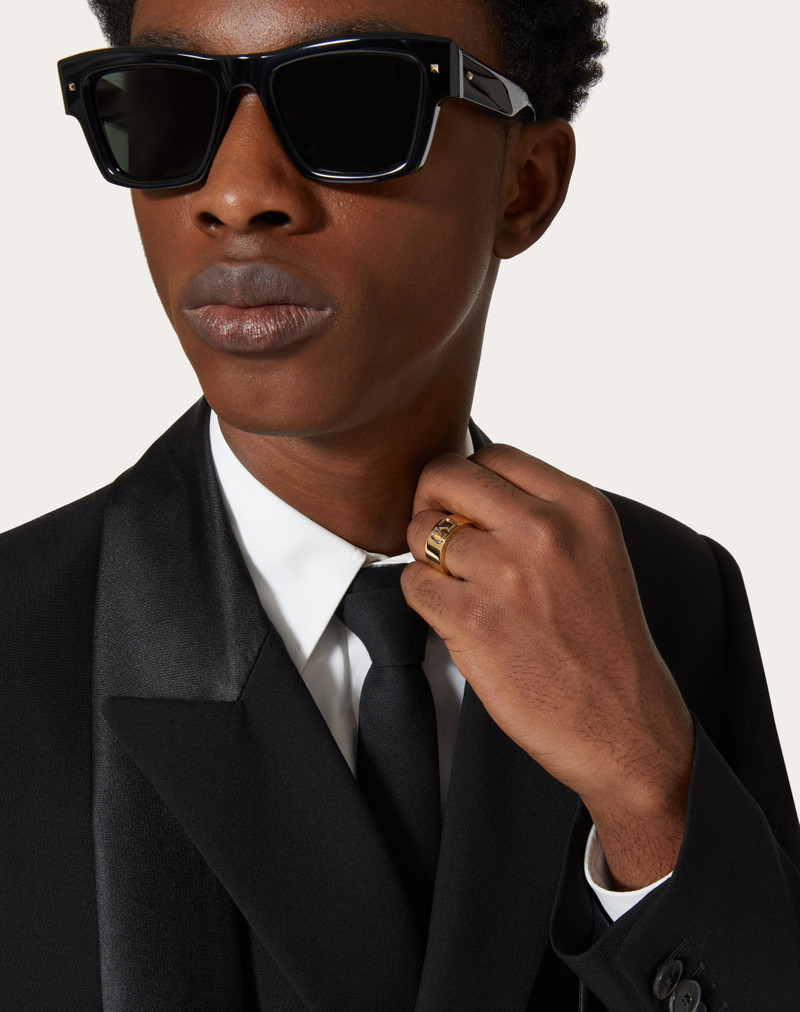 VLOGO SIGNATURE METAL RING 5