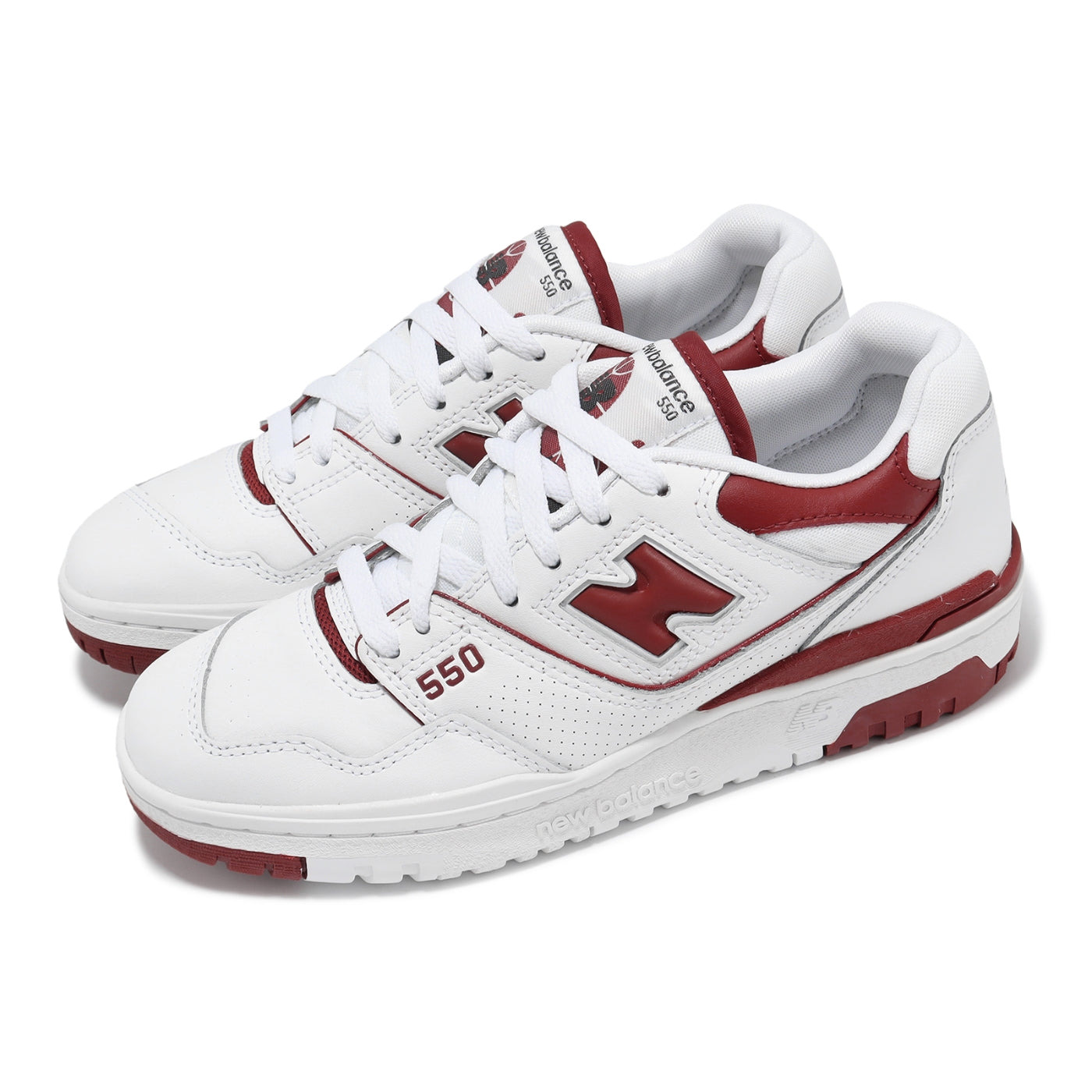 (WMNS) New Balance 550 'White Brick Red' BBW550BR - 3