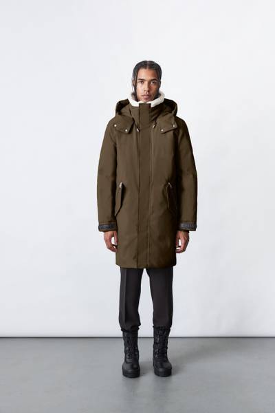 MACKAGE KASON Twill down parka with sheepskin lined collar for men outlook