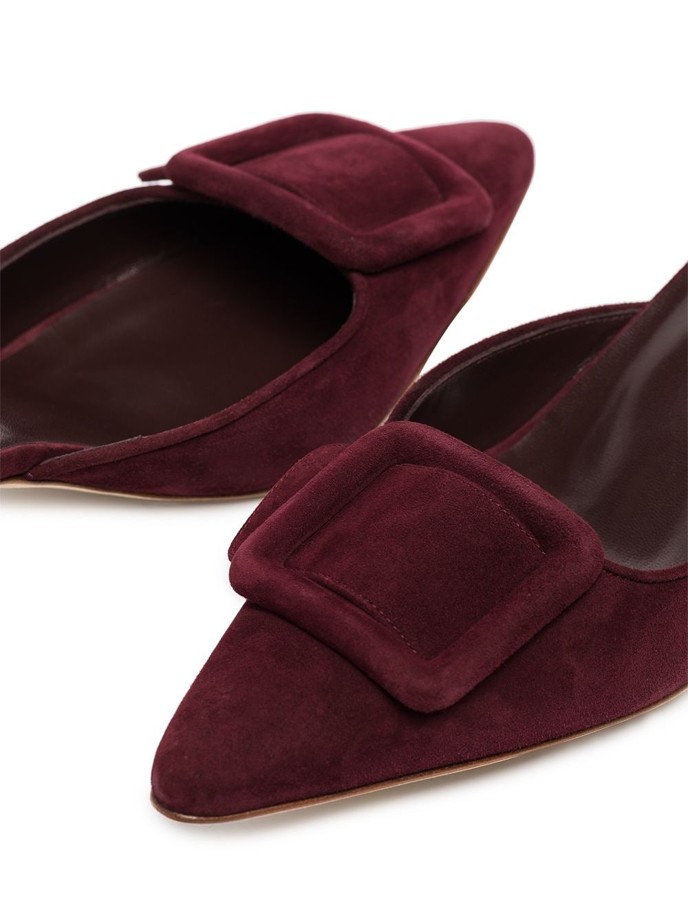 Maysale 50mm suede pumps - 2